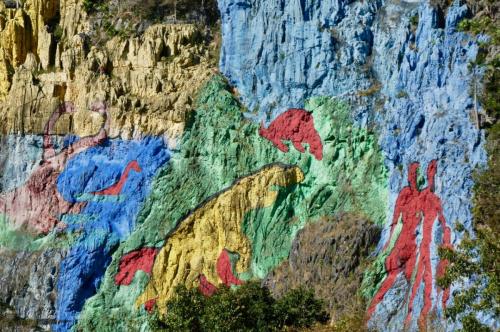 Felsmalerei "Mural de la Prehistoria" (Vinales)